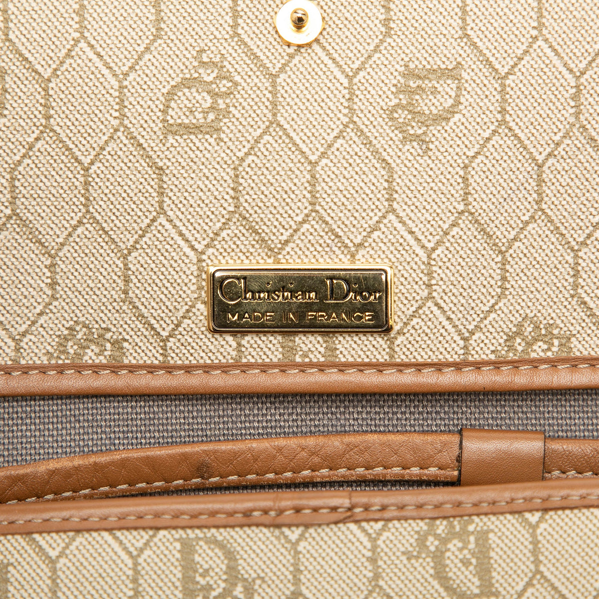 Dior Honeycomb Coated Canvas Crossbody