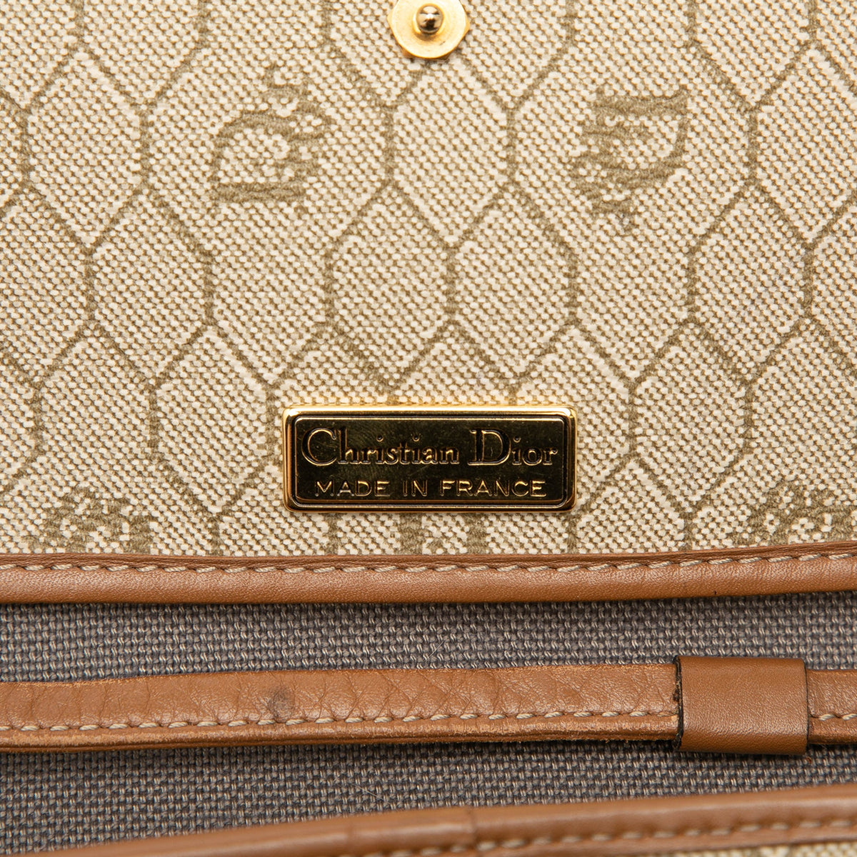 Dior Honeycomb Coated Canvas Crossbody