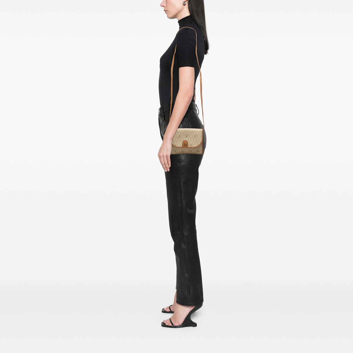 Dior Honeycomb Coated Canvas Crossbody