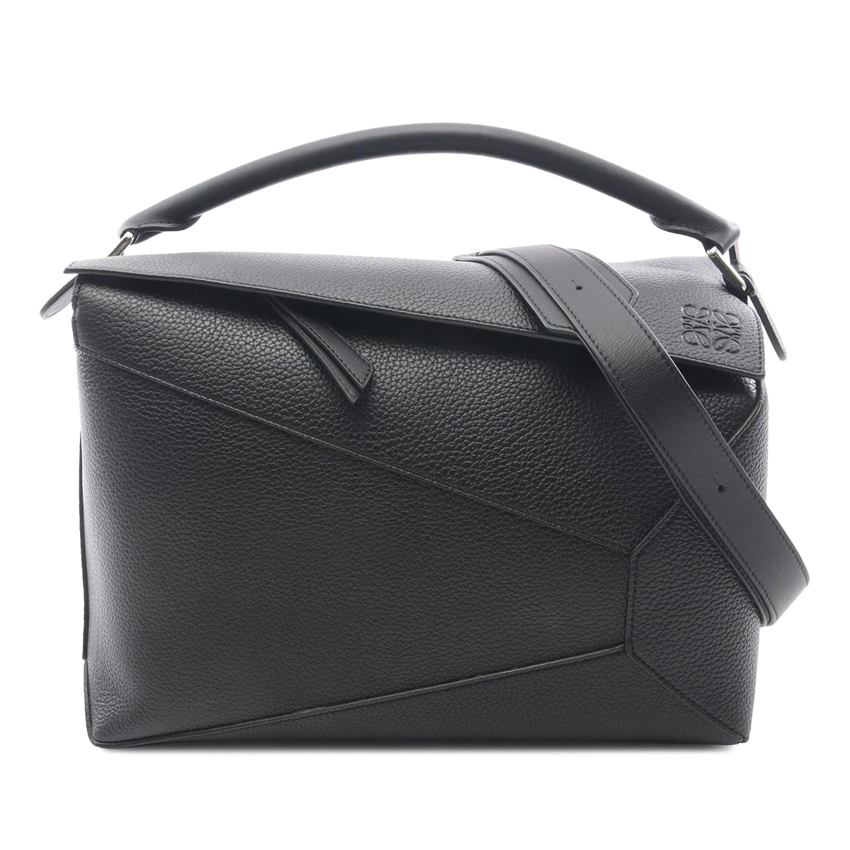 LOEWE Large Calfskin Puzzle Edge Satchel
