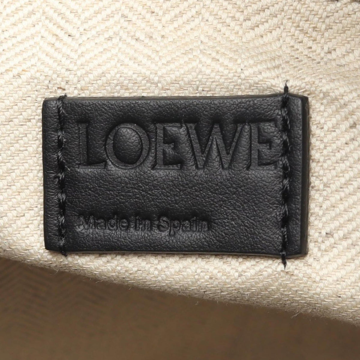 LOEWE Large Calfskin Puzzle Edge Satchel