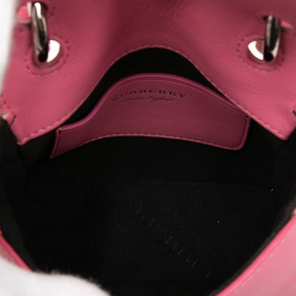 Burberry Mini Trench Calfskin DK88 Top Handle Bag