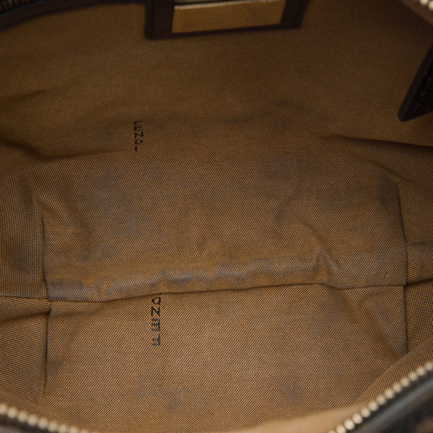 Fendi Zucca Canvas Chef Chain Hobo