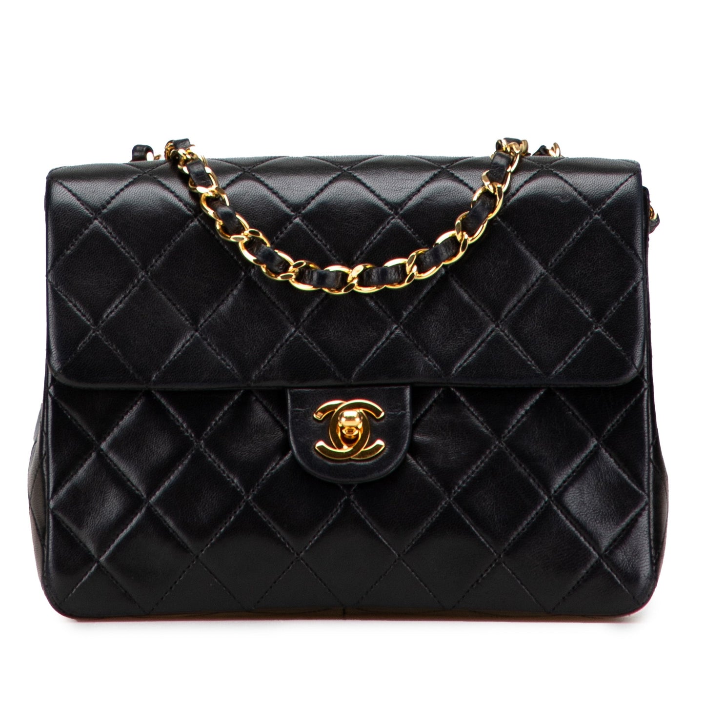 Chanel Small Square Quilted Lambskin Flap