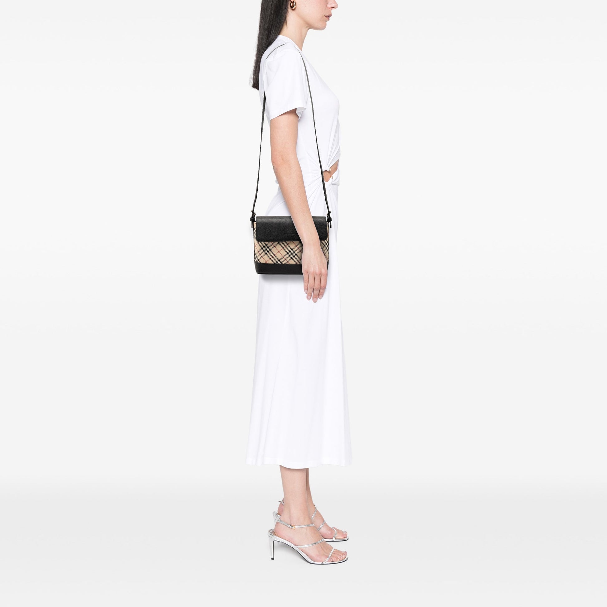 Burberry Nova Check Canvas Crossbody