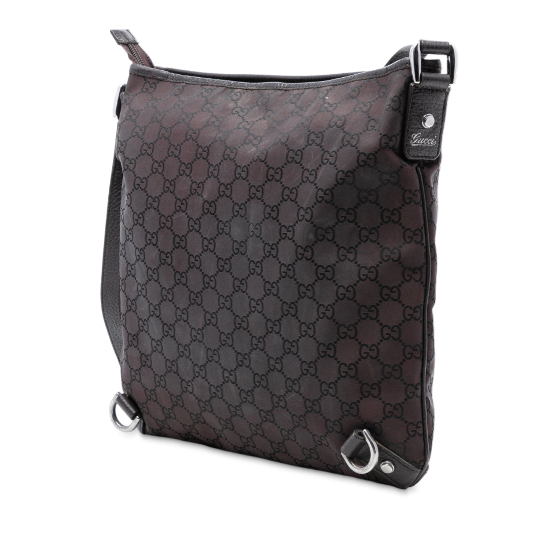 Gucci GG Nylon Abbey D Ring Crossbody