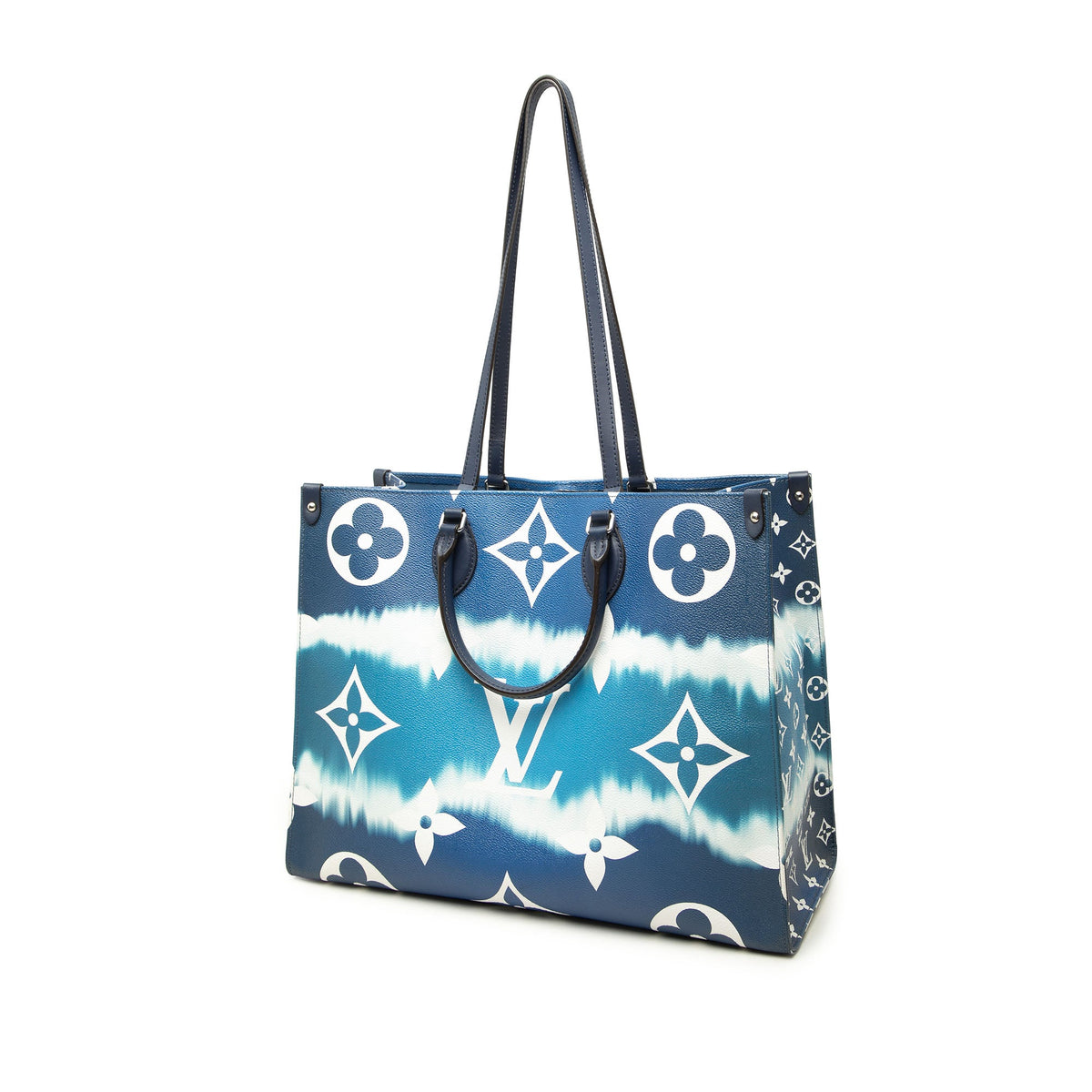 Louis Vuitton Monogram Giant Escale OntheGo GM — Blue