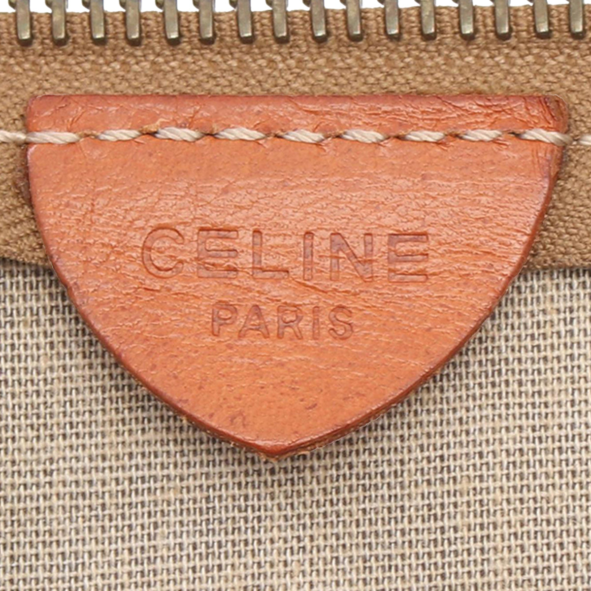 Celine Macadam Coated Canvas Travel Bag — Brown