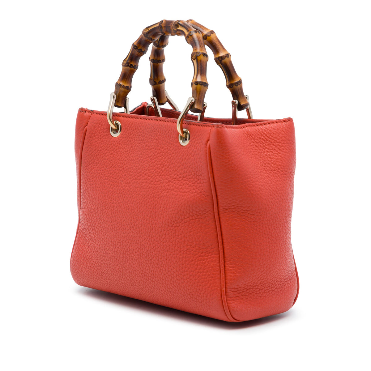 Gucci Mini Calfskin Bamboo Shopper Satchel