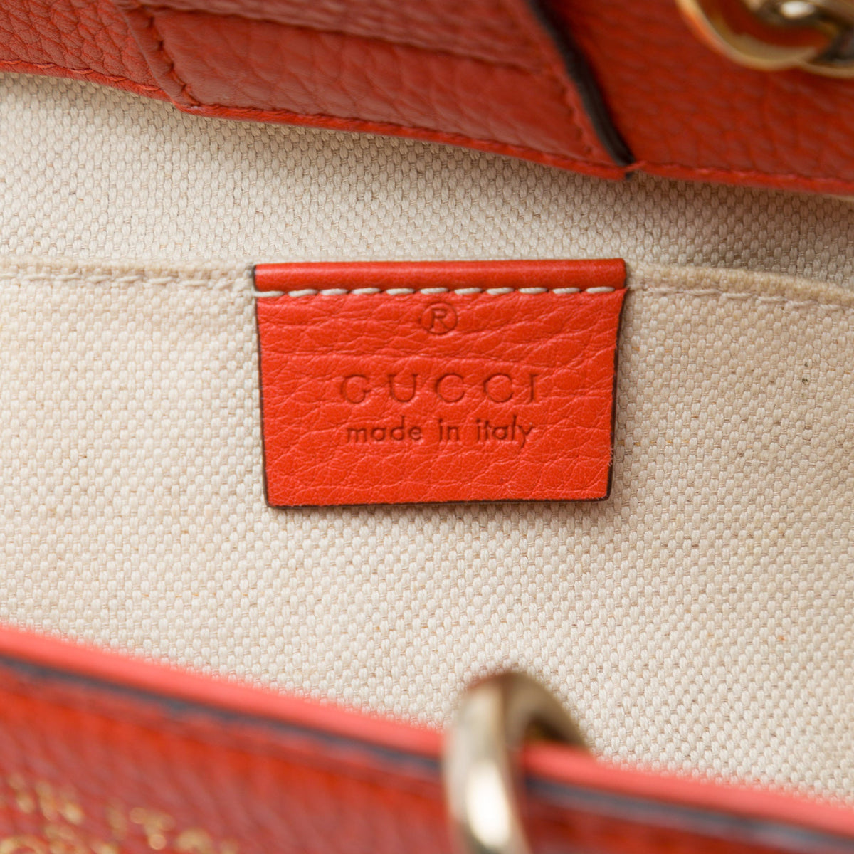 Gucci Mini Calfskin Bamboo Shopper Satchel