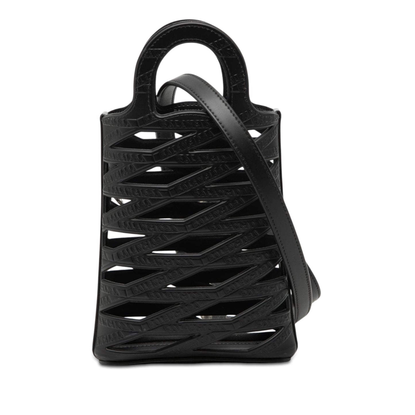 Balenciaga Leather Neo Basket Phone Holder