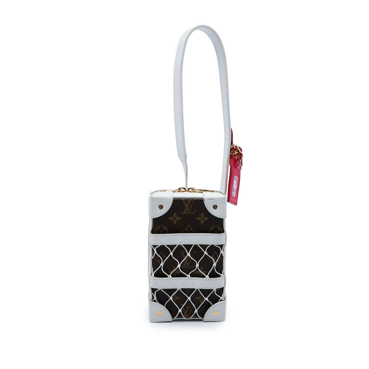 Louis Vuitton NBA Monogram Soft Trunk Phone Bag — Brown