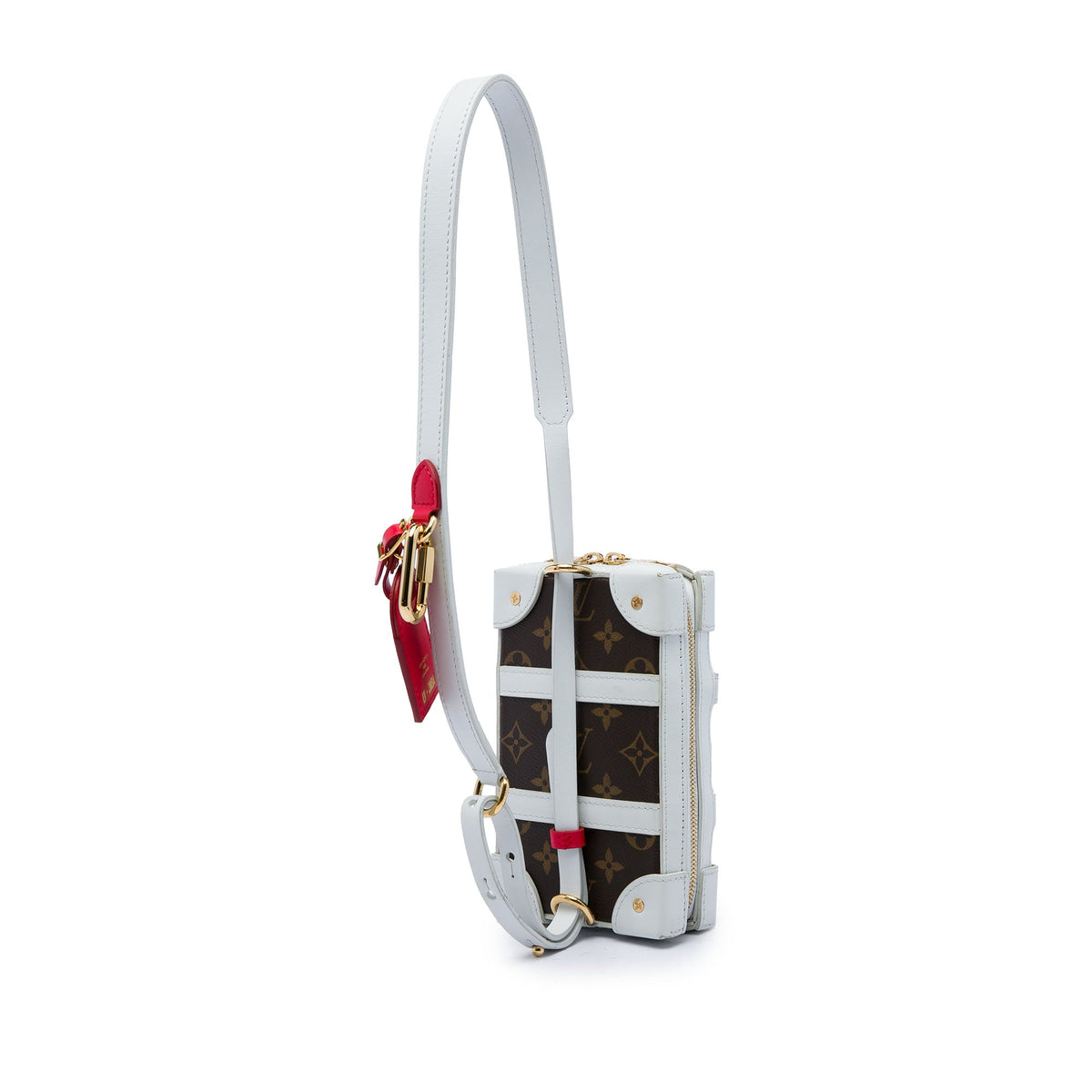 Louis Vuitton NBA Monogram Soft Trunk Phone Bag — Brown