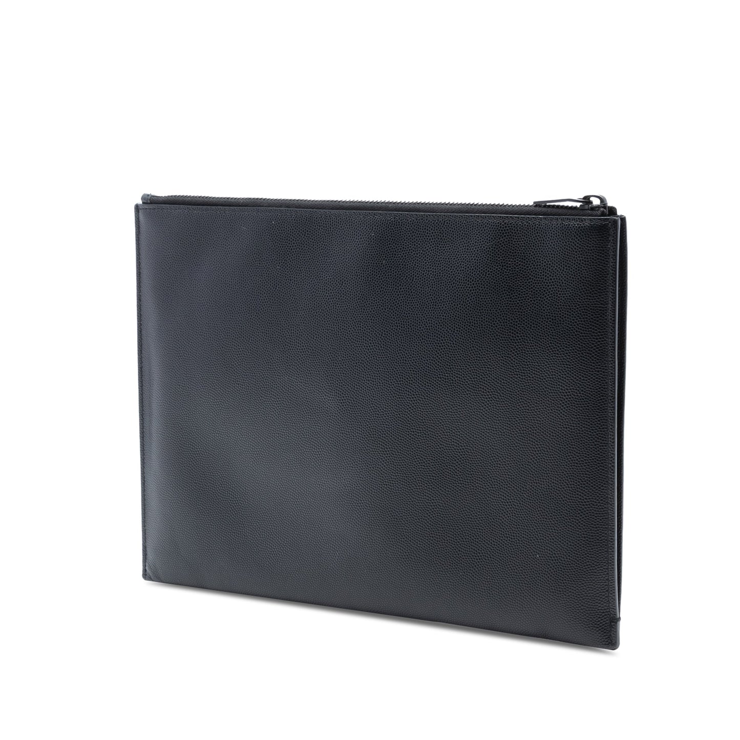 Saint Laurent Grain De Poudre Monogram Monochrome iPad Case
