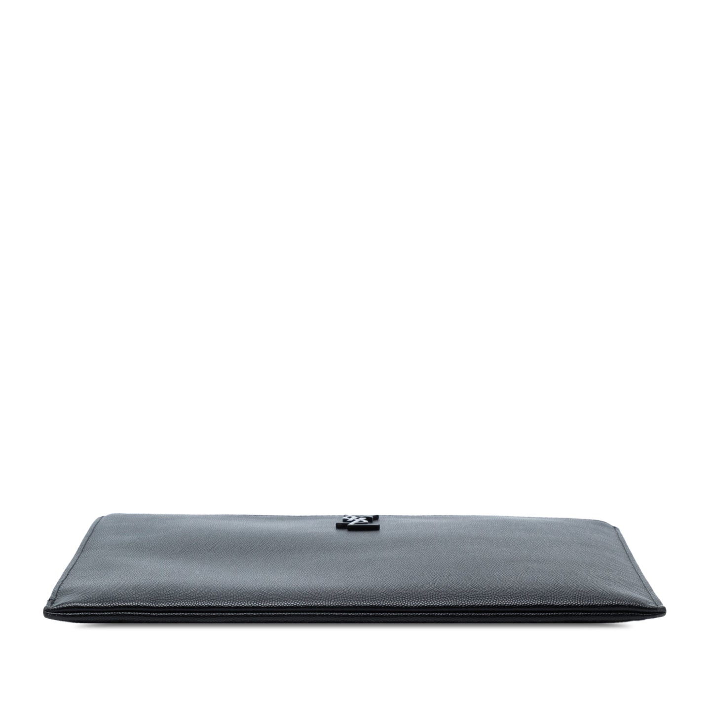 Saint Laurent Grain De Poudre Monogram Monochrome iPad Case