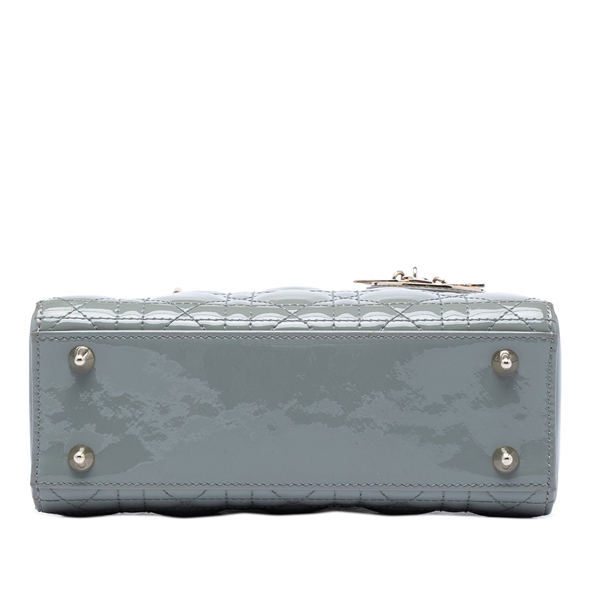 Dior Small Patent Cannage Lady Dior