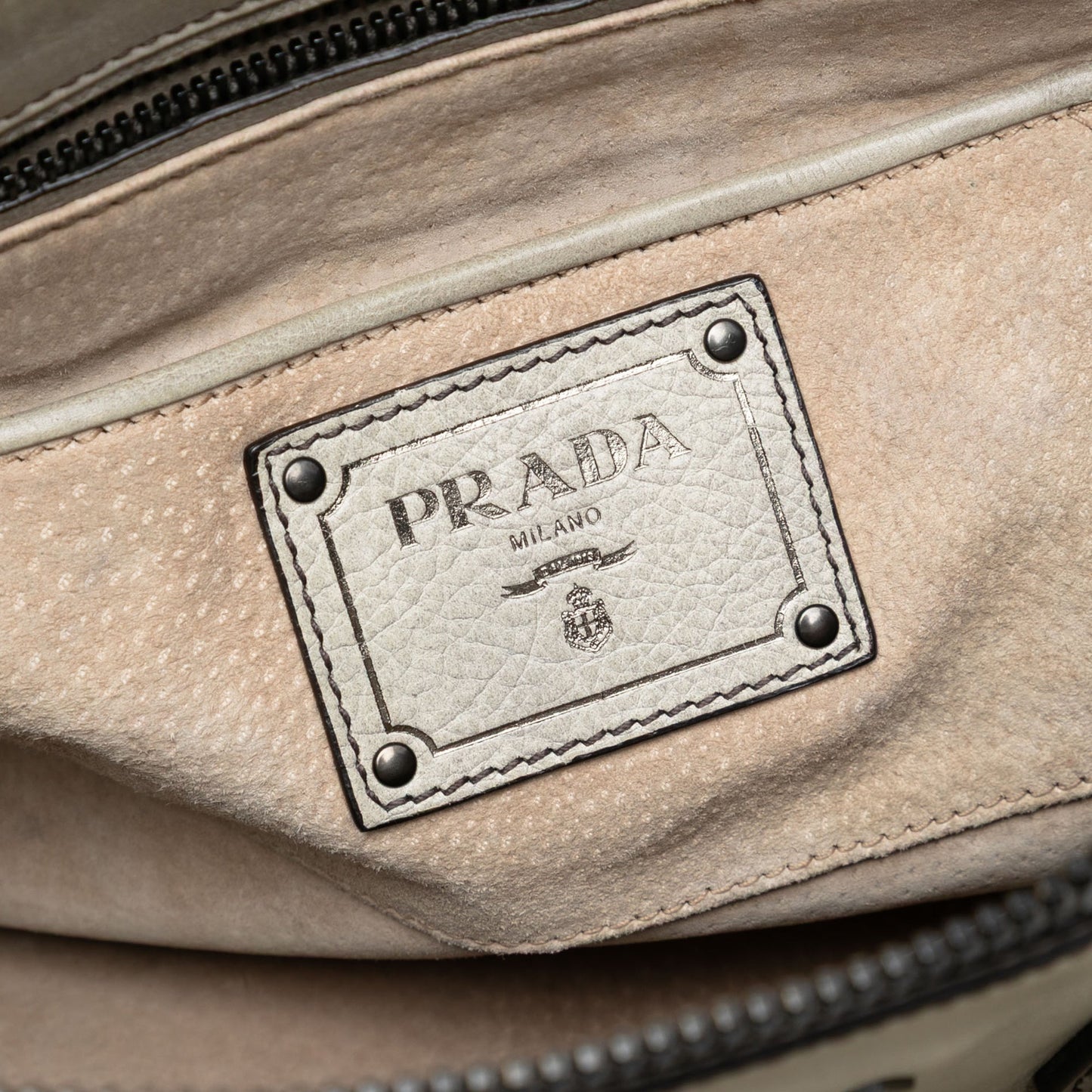 Prada Glace Calf Ombre Leather Satchel