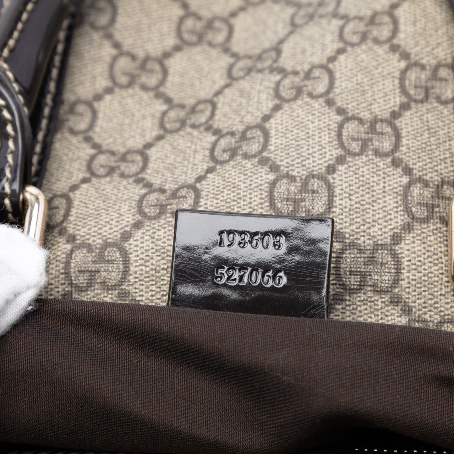 Gucci Medium GG Supreme Joy Boston Bag