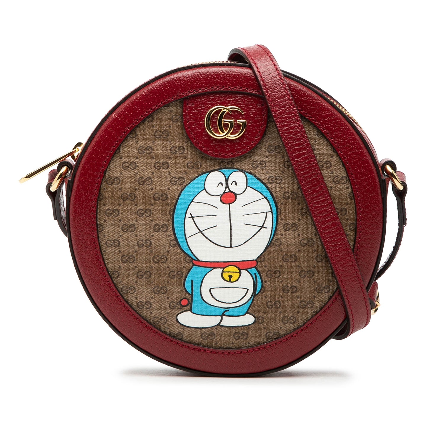 Gucci Micro GG Supreme Doraemon Round Crossbody
