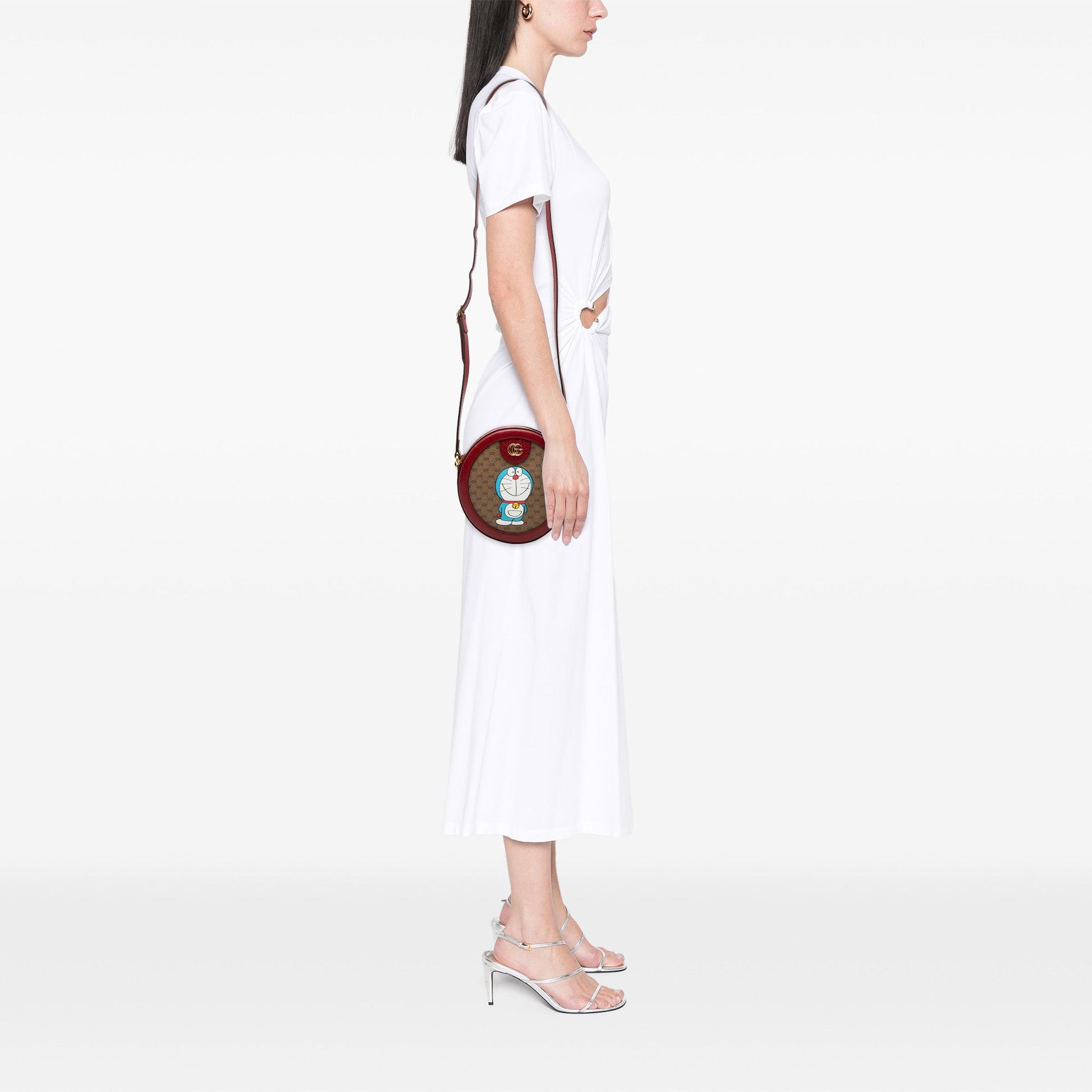 Gucci Micro GG Supreme Doraemon Round Crossbody