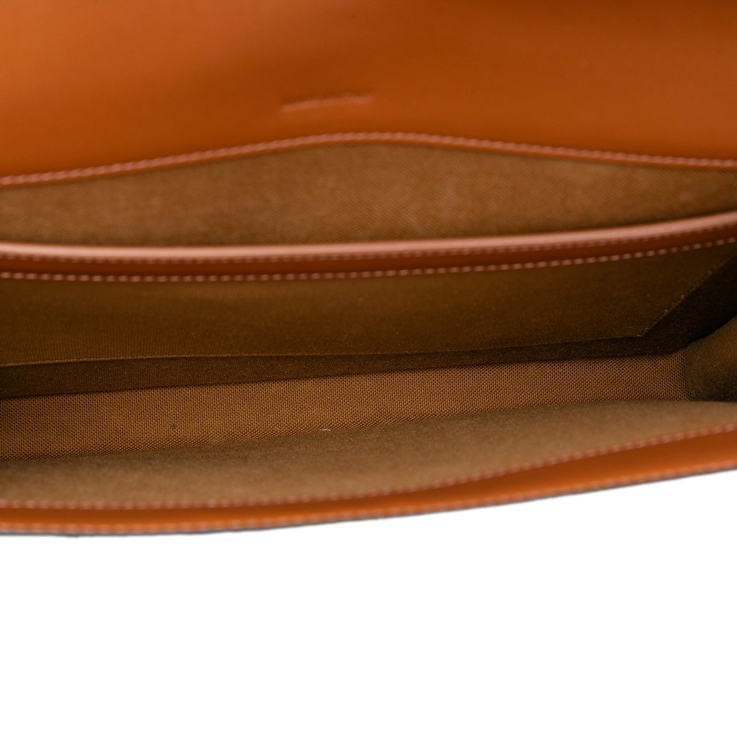 Celine Triomphe Coated Canvas Wristlet Flap Pouch