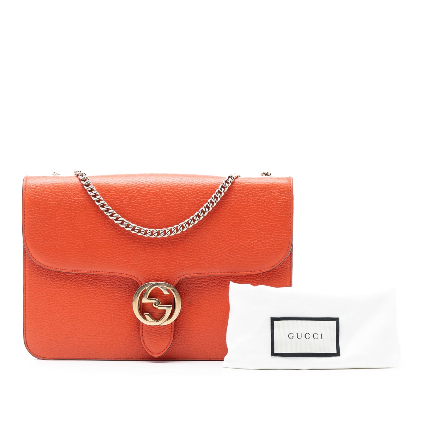 Gucci Medium Dollar Calfskin Interlocking G Crossbody