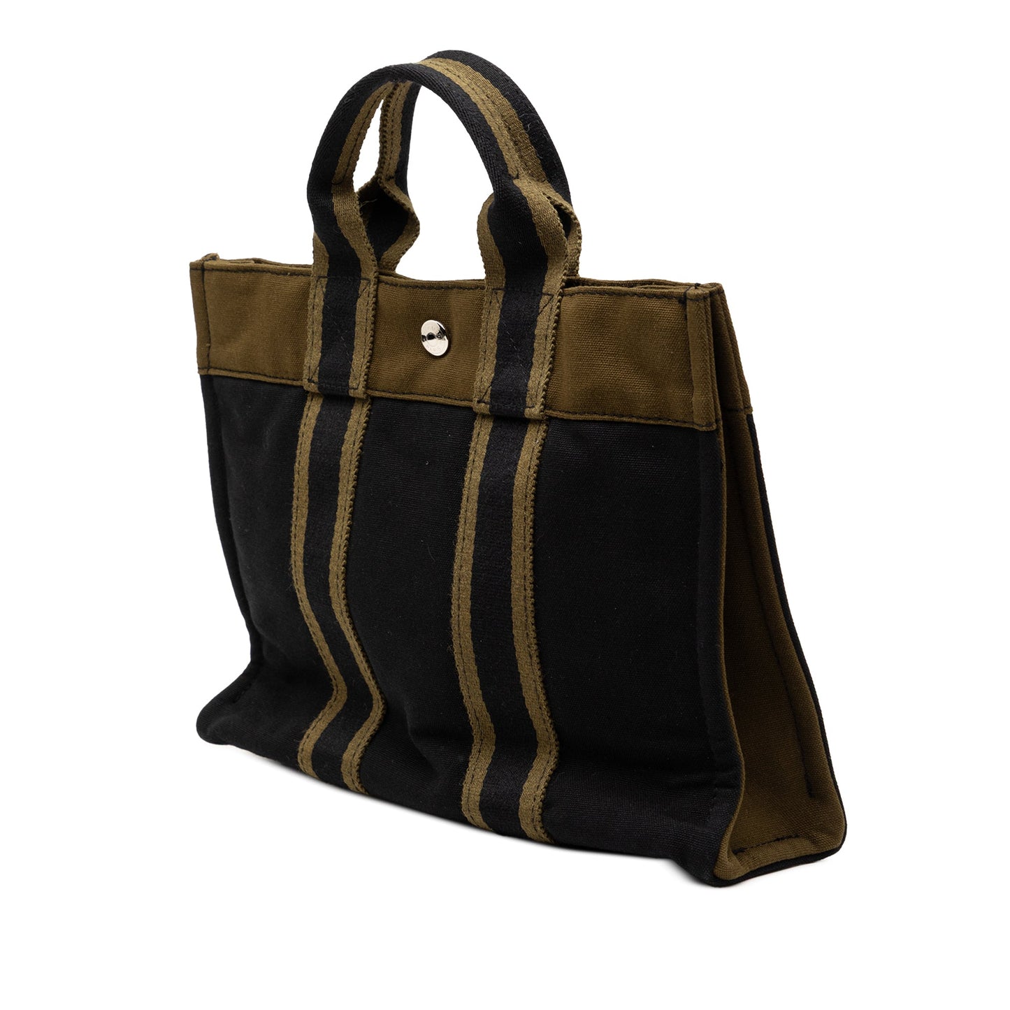 Hermès Bicolor Canvas Fourre Tout PM