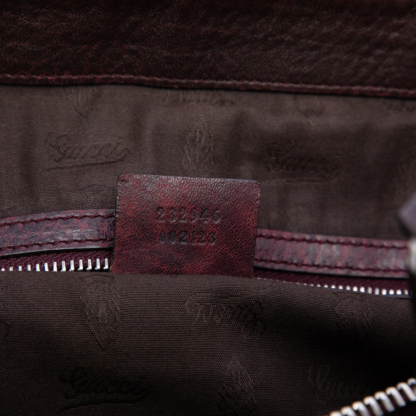 Gucci Large GG Canvas Bamboo Libeccio Tote