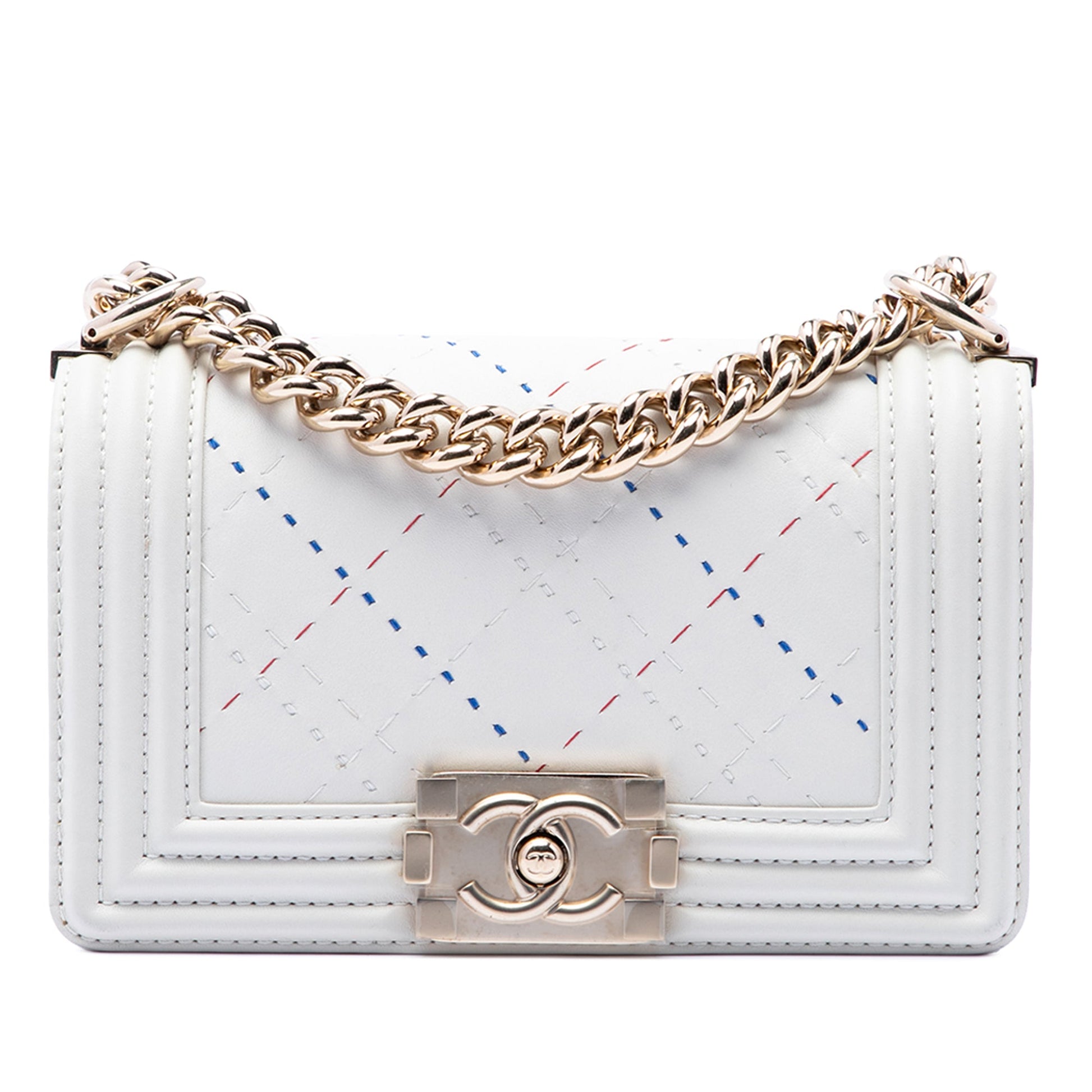 Chanel Small Quilted Lambskin Cruise Line Boy Flap