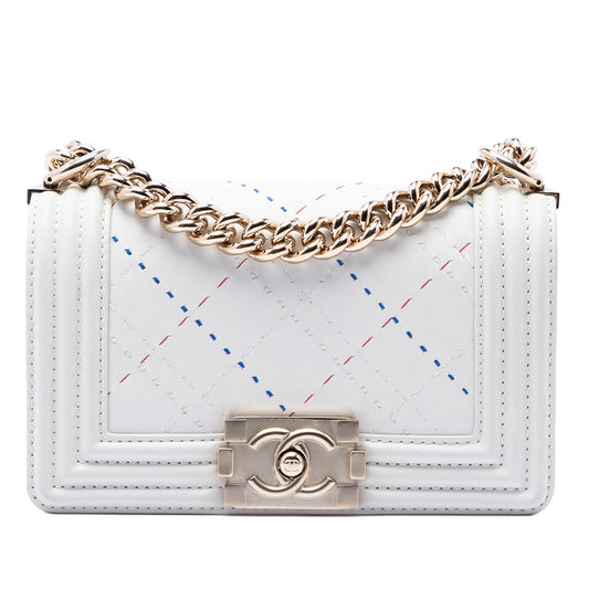 Chanel Small Quilted Lambskin Cruise Line Boy Flap