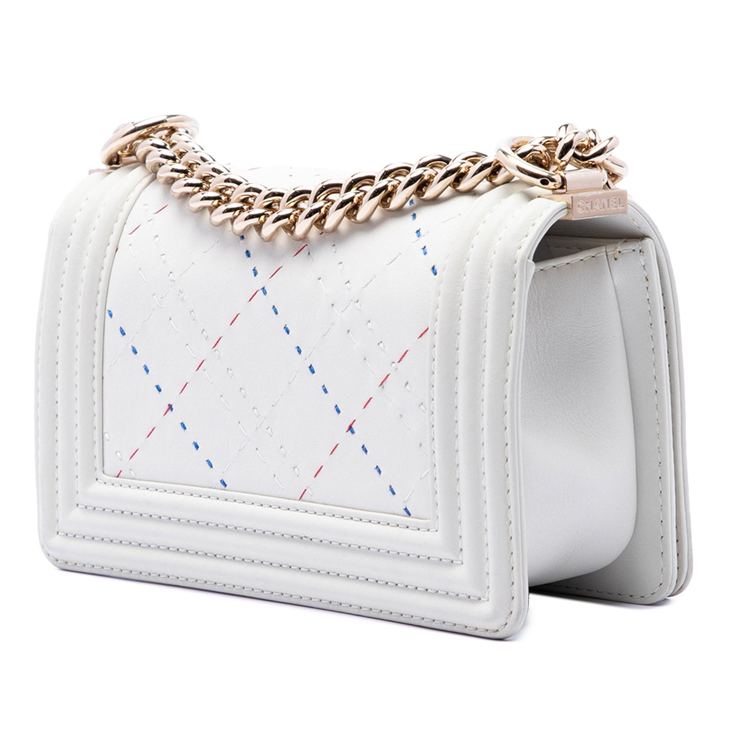 Chanel Small Quilted Lambskin Cruise Line Boy Flap