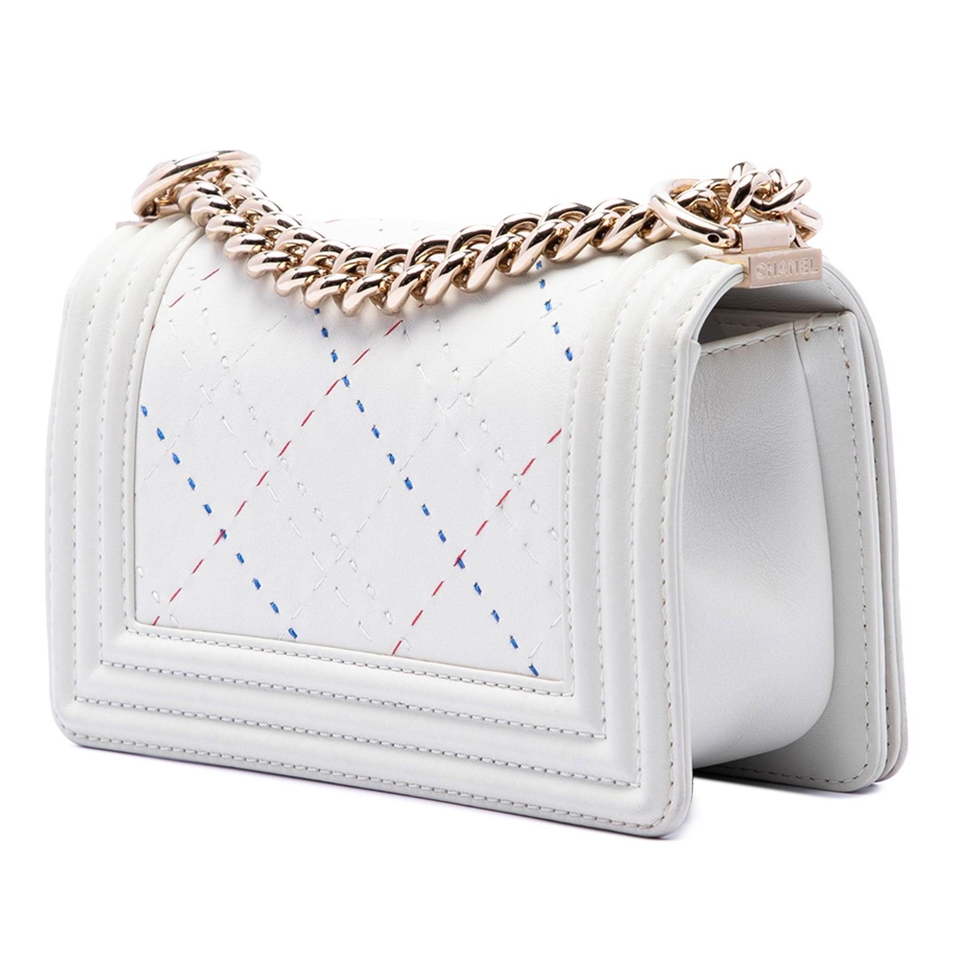 Chanel Small Quilted Lambskin Cruise Line Boy Flap
