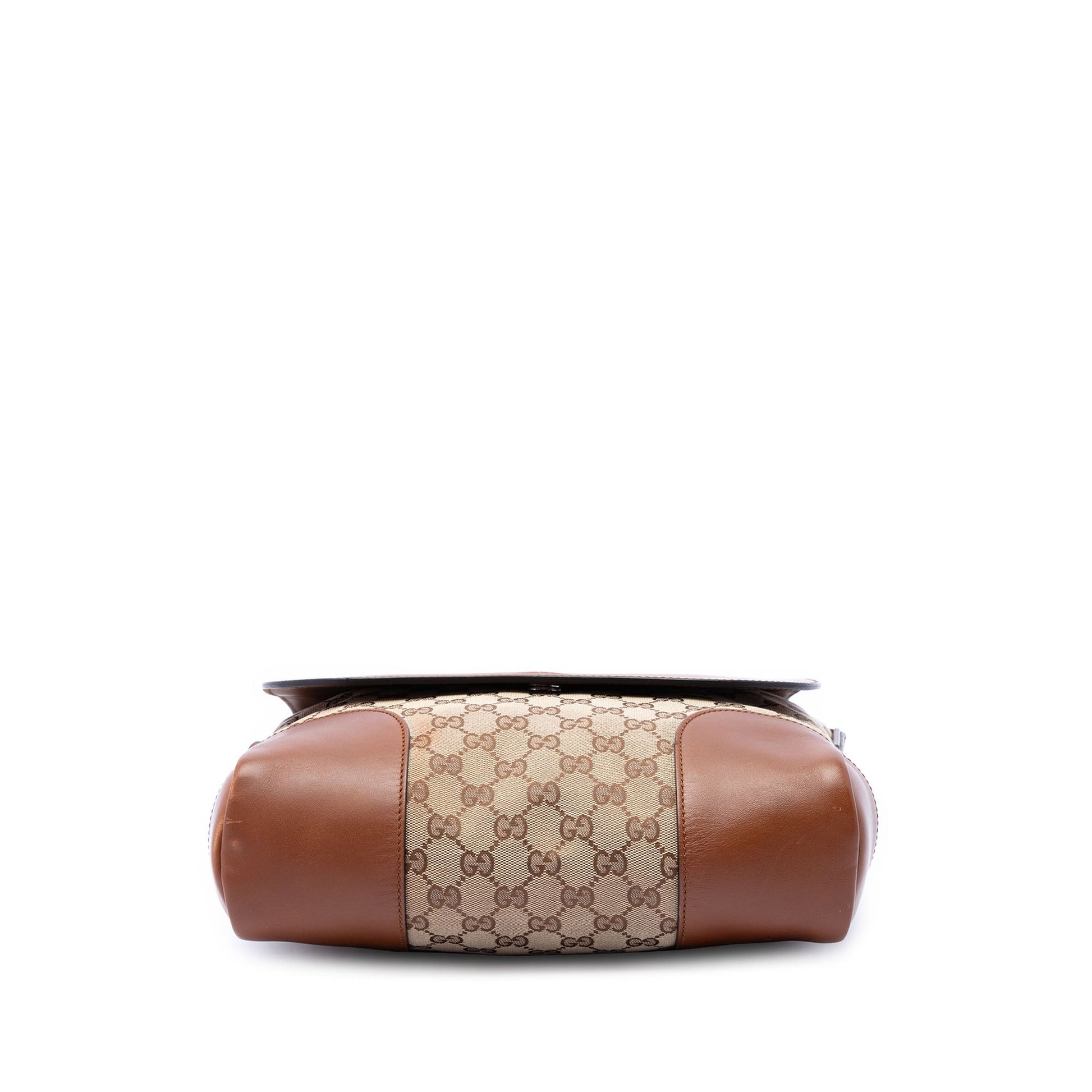 Gucci GG Canvas and Calfskin Crossbody