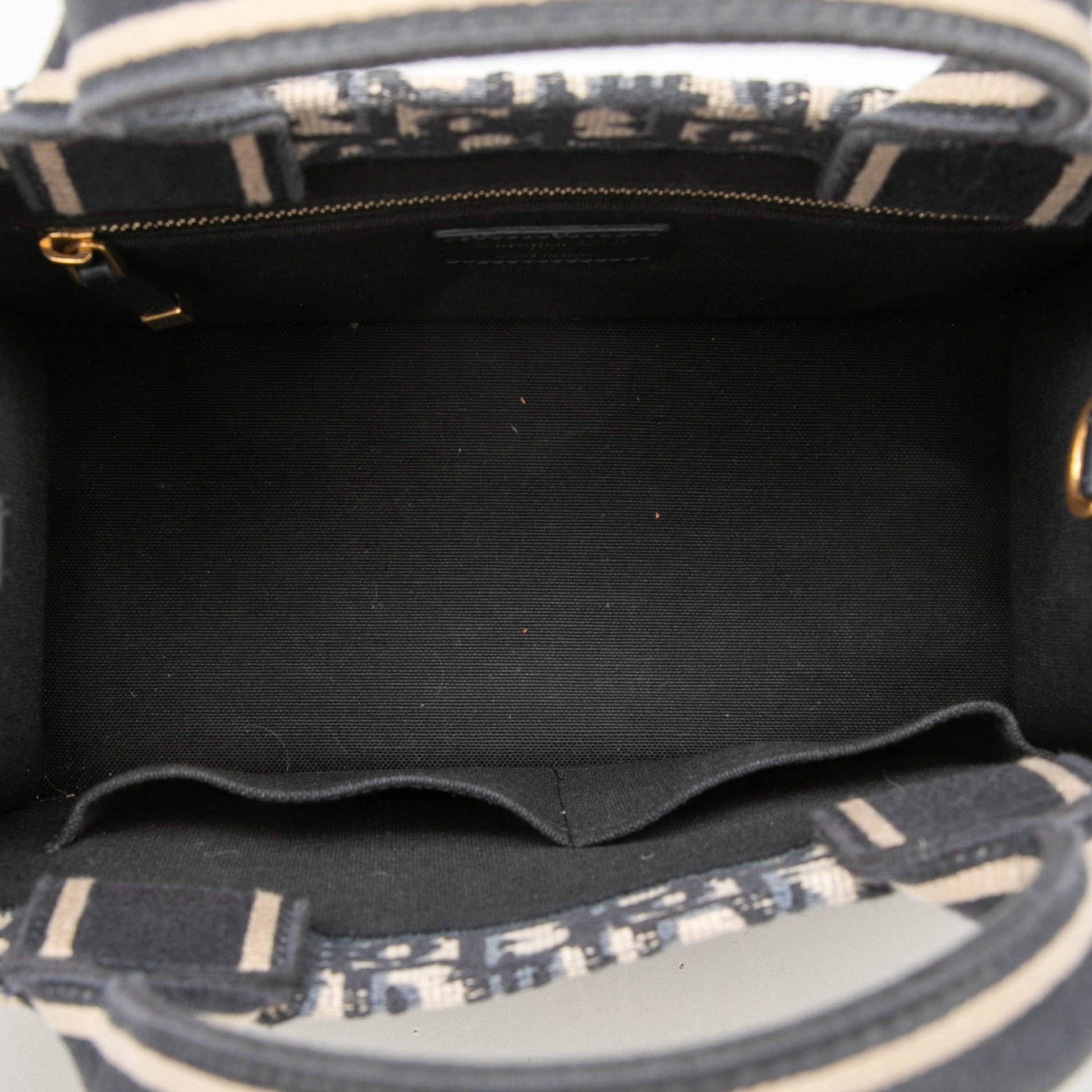 Dior Small Oblique Embroidered Canvas Book Tote