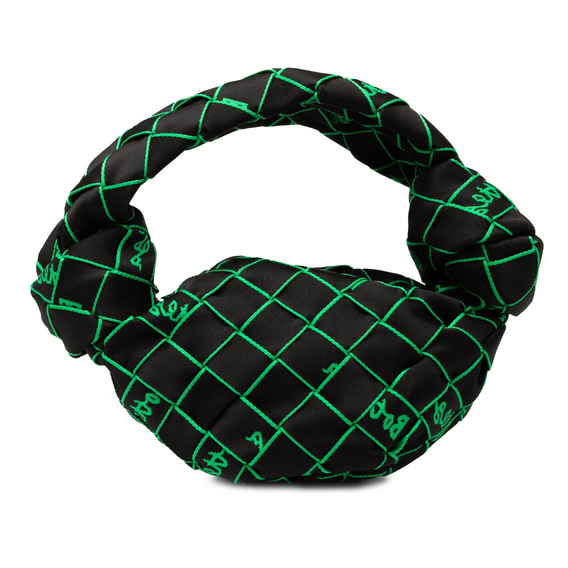 Bottega Veneta Mini Synthetic Fabric Intrecciato Double Knot Bag