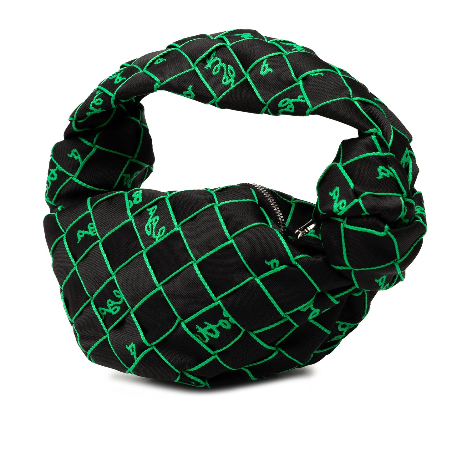 Bottega Veneta Mini Synthetic Fabric Intrecciato Double Knot Bag