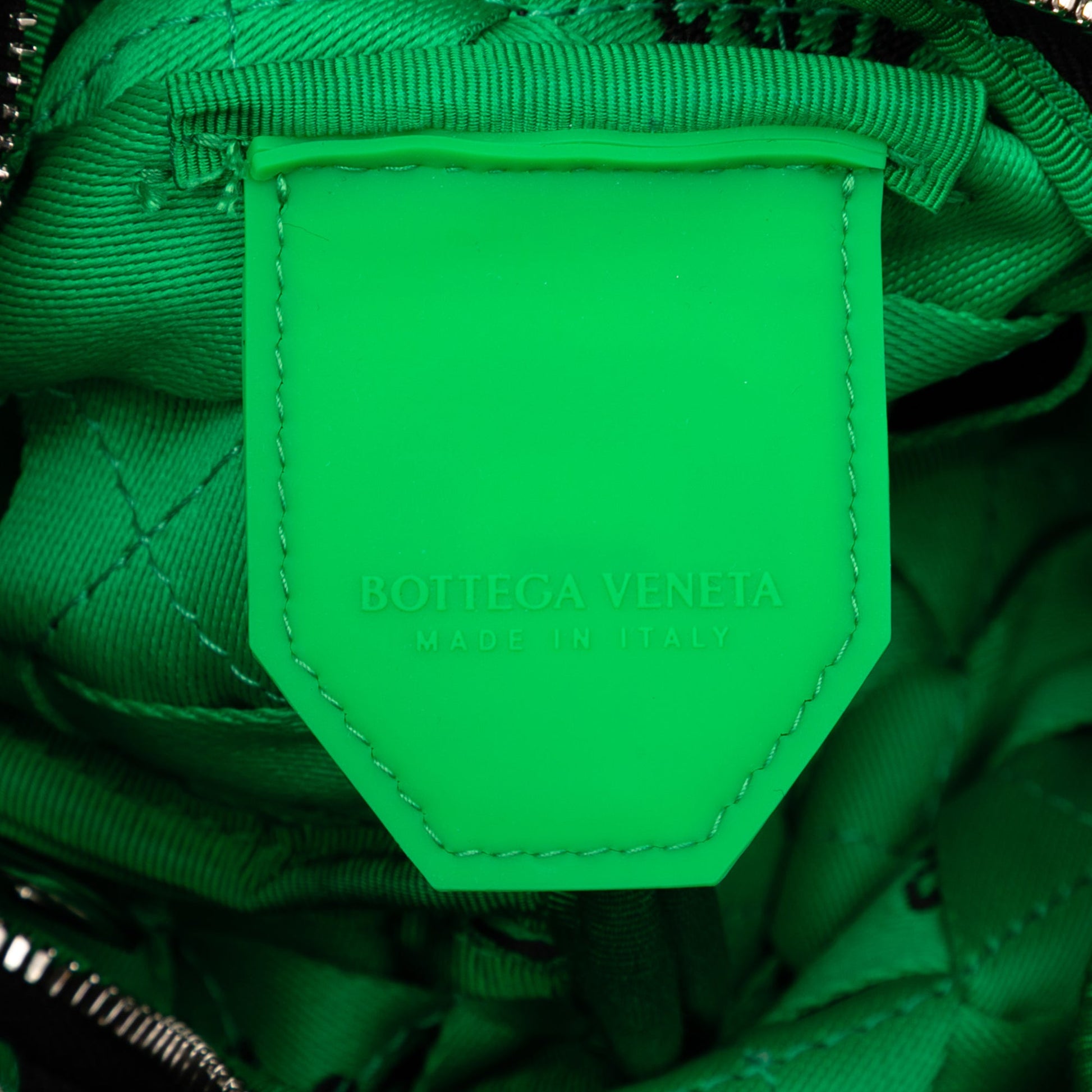 Bottega Veneta Mini Synthetic Fabric Intrecciato Double Knot Bag