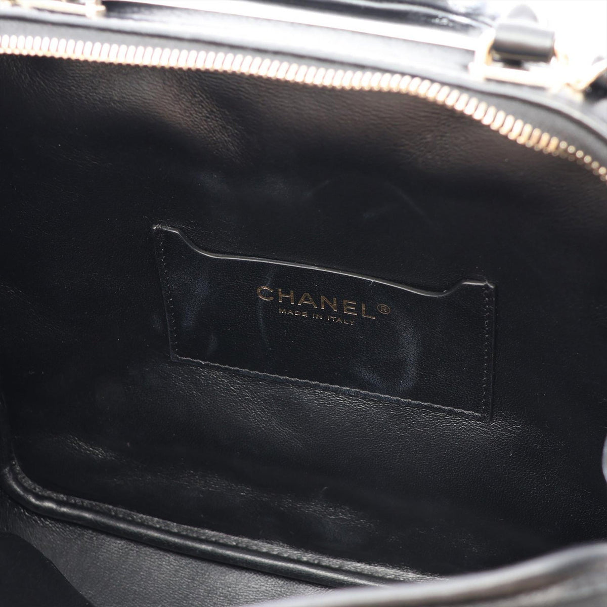Chanel CC Quilted Calfskin Top Handle Bag