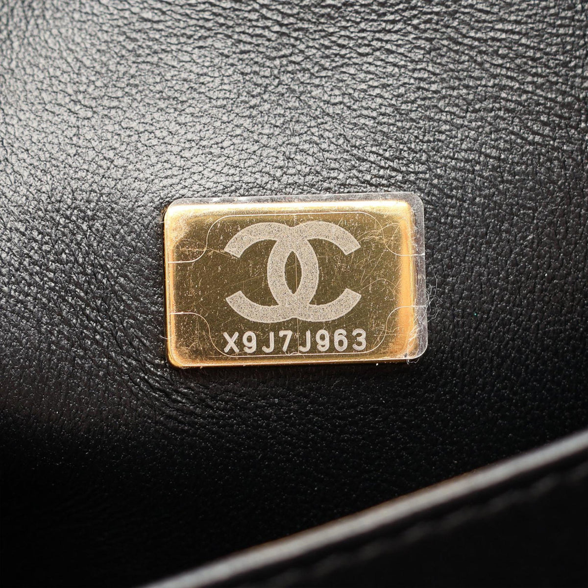 Chanel CC Quilted Calfskin Top Handle Bag