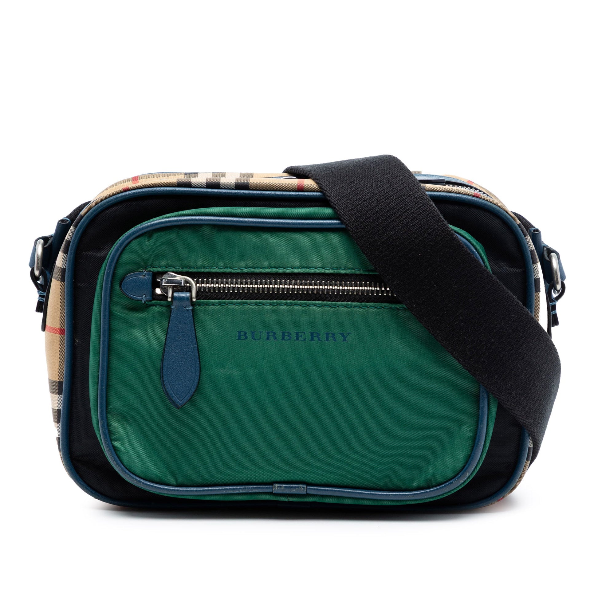 Burberry House Check Trimmed Nylon Paddy Crossbody