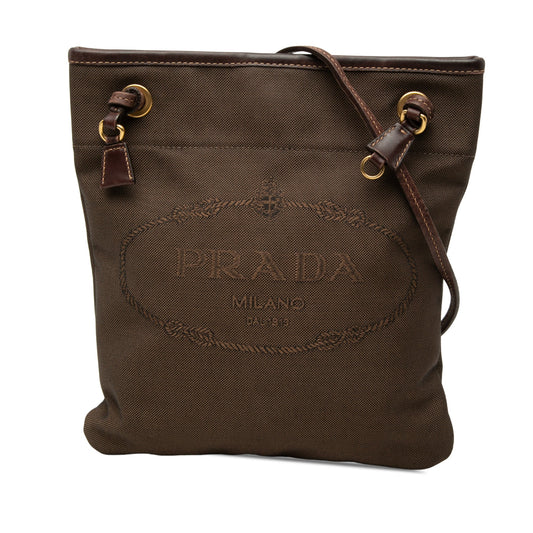 Prada Canvas Canapa Logo Crossbody