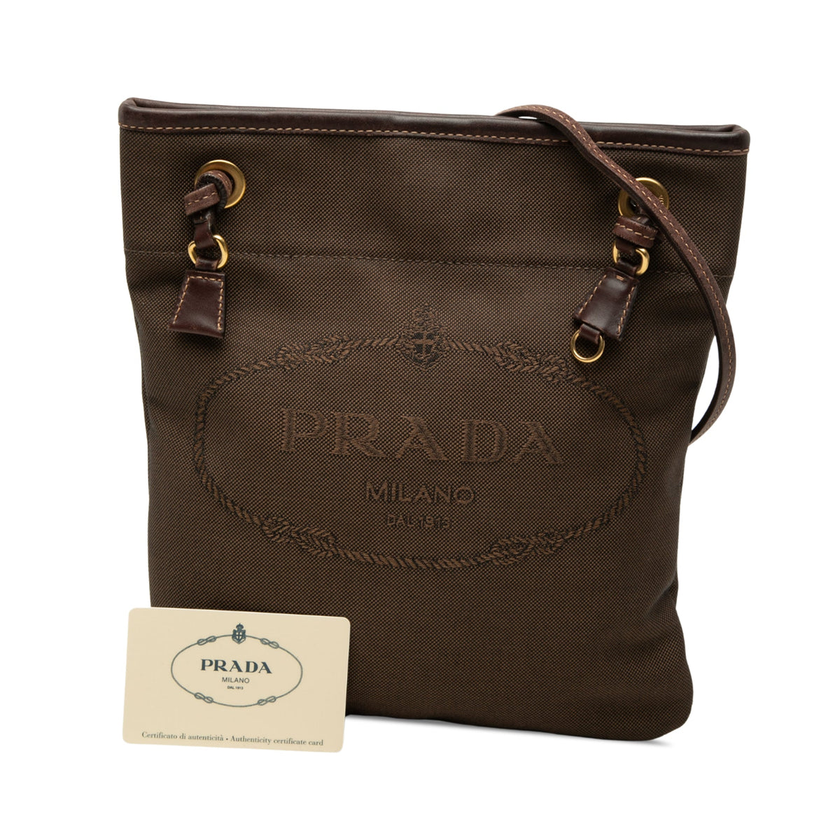 Prada Canvas Canapa Logo Crossbody