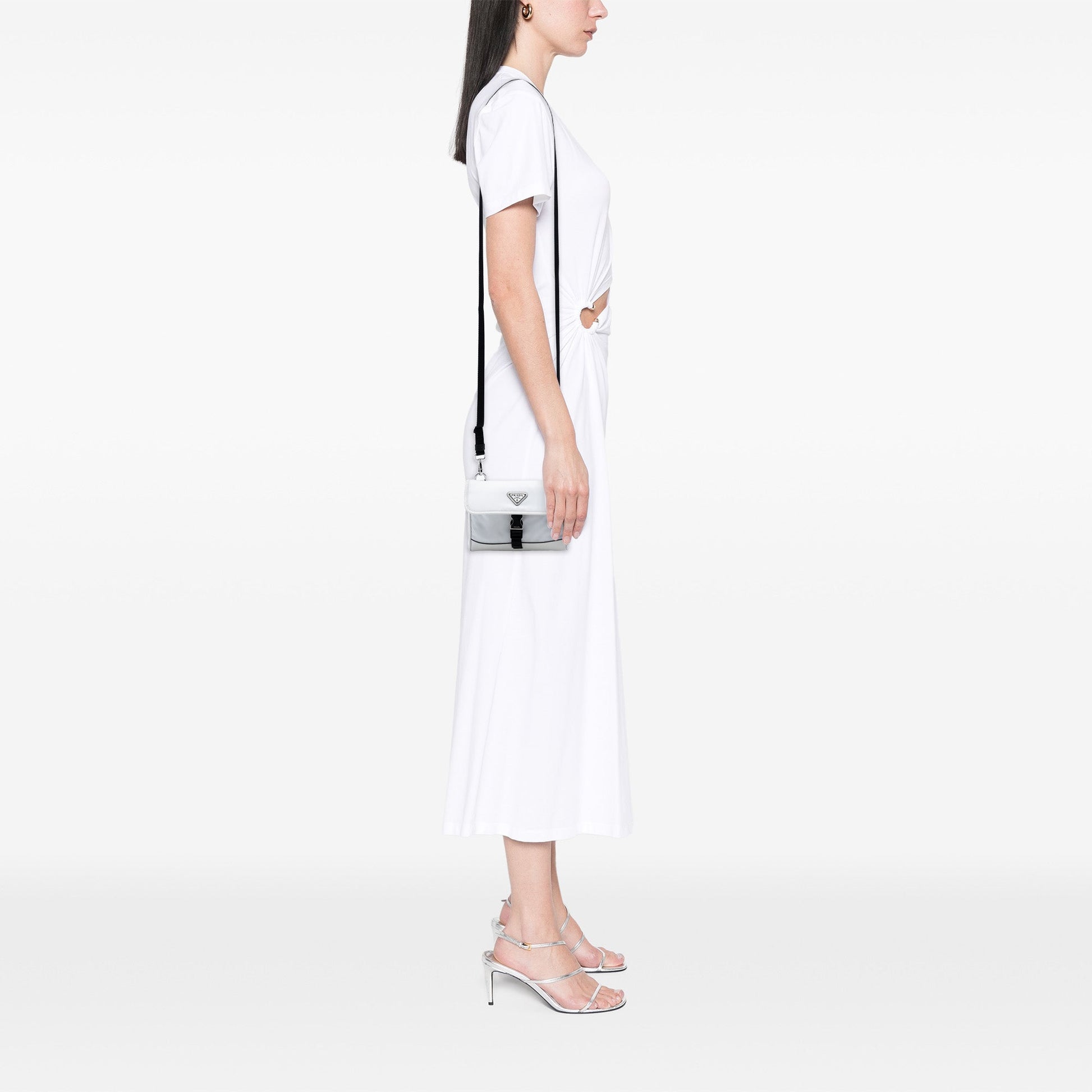 Saffiano Trimmed Re Nylon Smartphone Case
