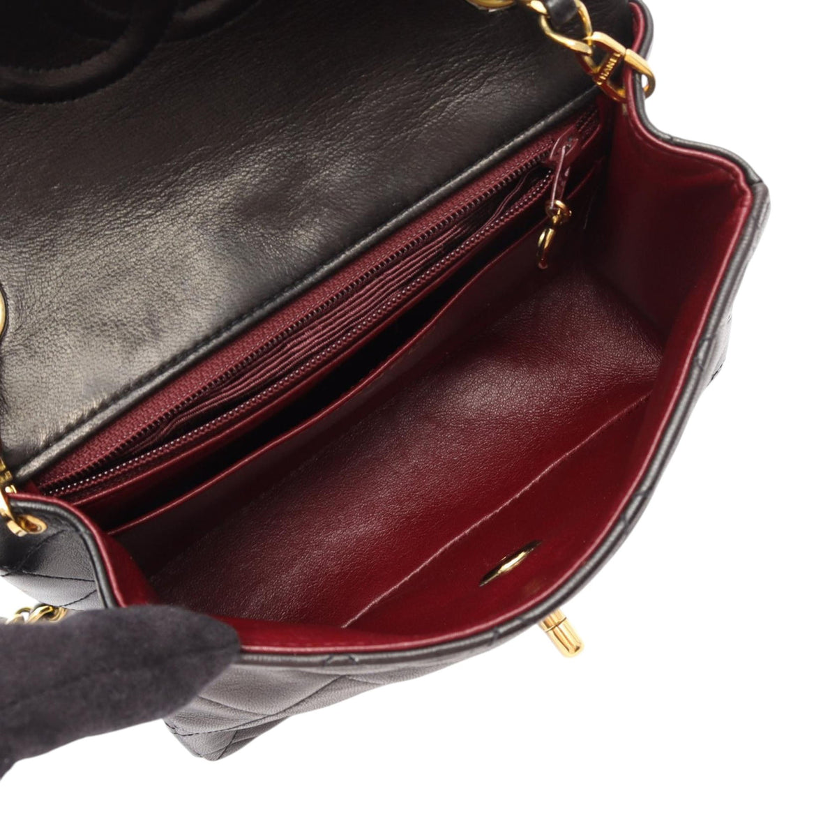 Chanel Mini Square Classic Lambskin Single Flap