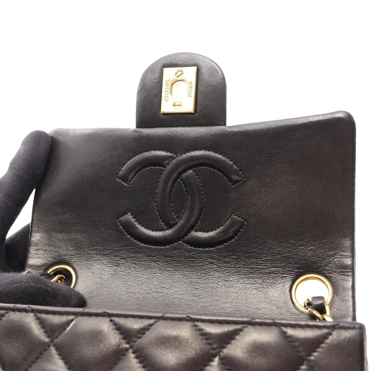 Chanel Mini Square Classic Lambskin Single Flap