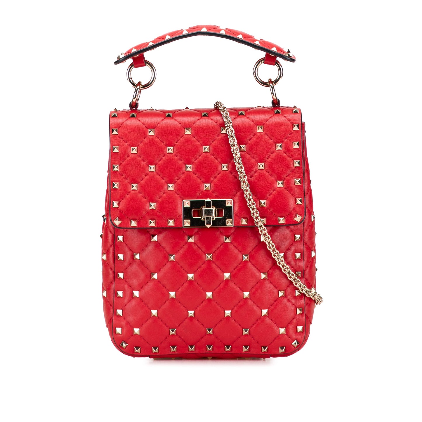 Valentino Nappa Rockstud Spike Vertical Satchel