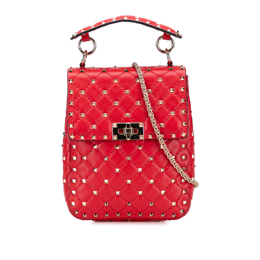 Valentino Nappa Rockstud Spike Vertical Satchel