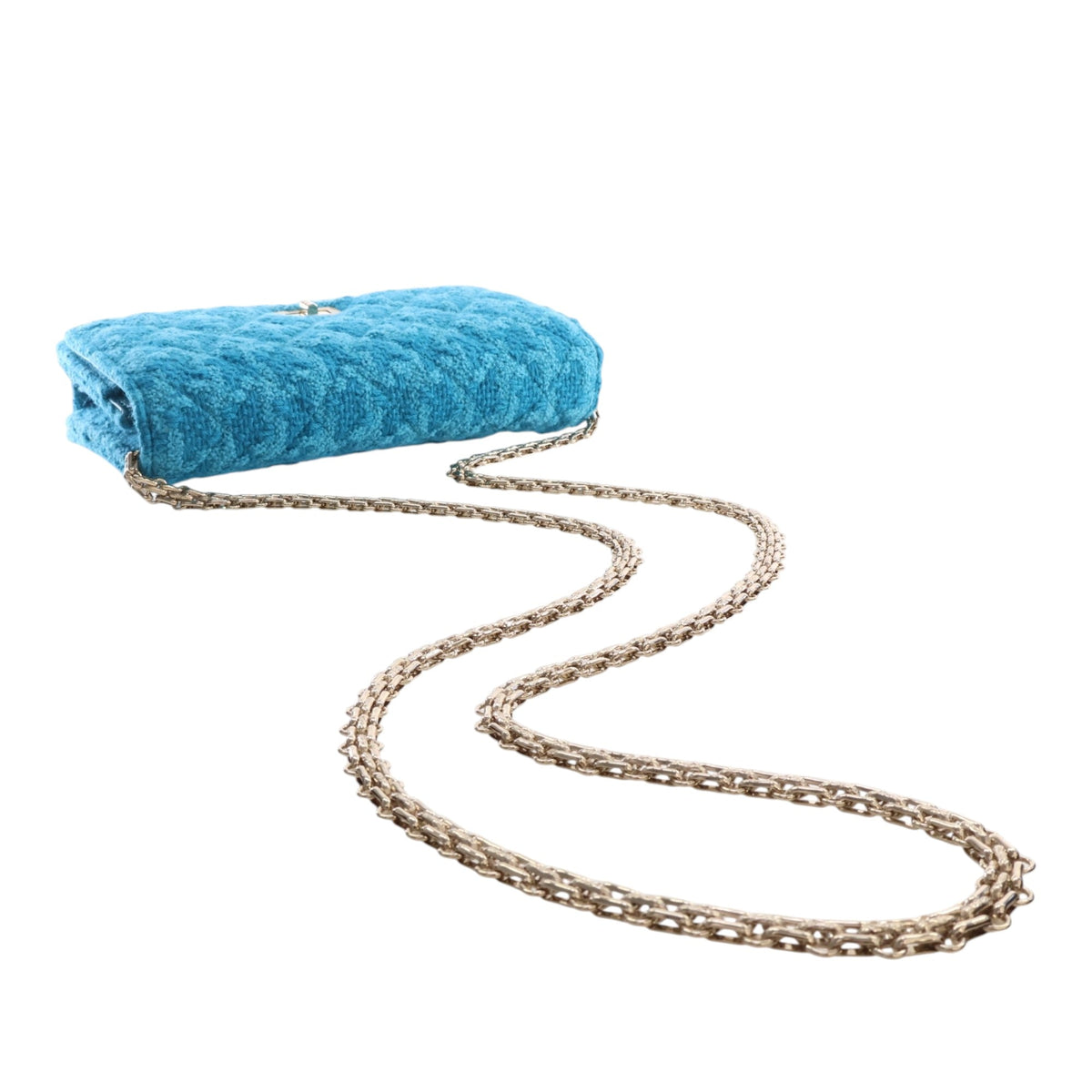 Chanel Quilted Tweed Reissue 2.55 Wallet On Chain
