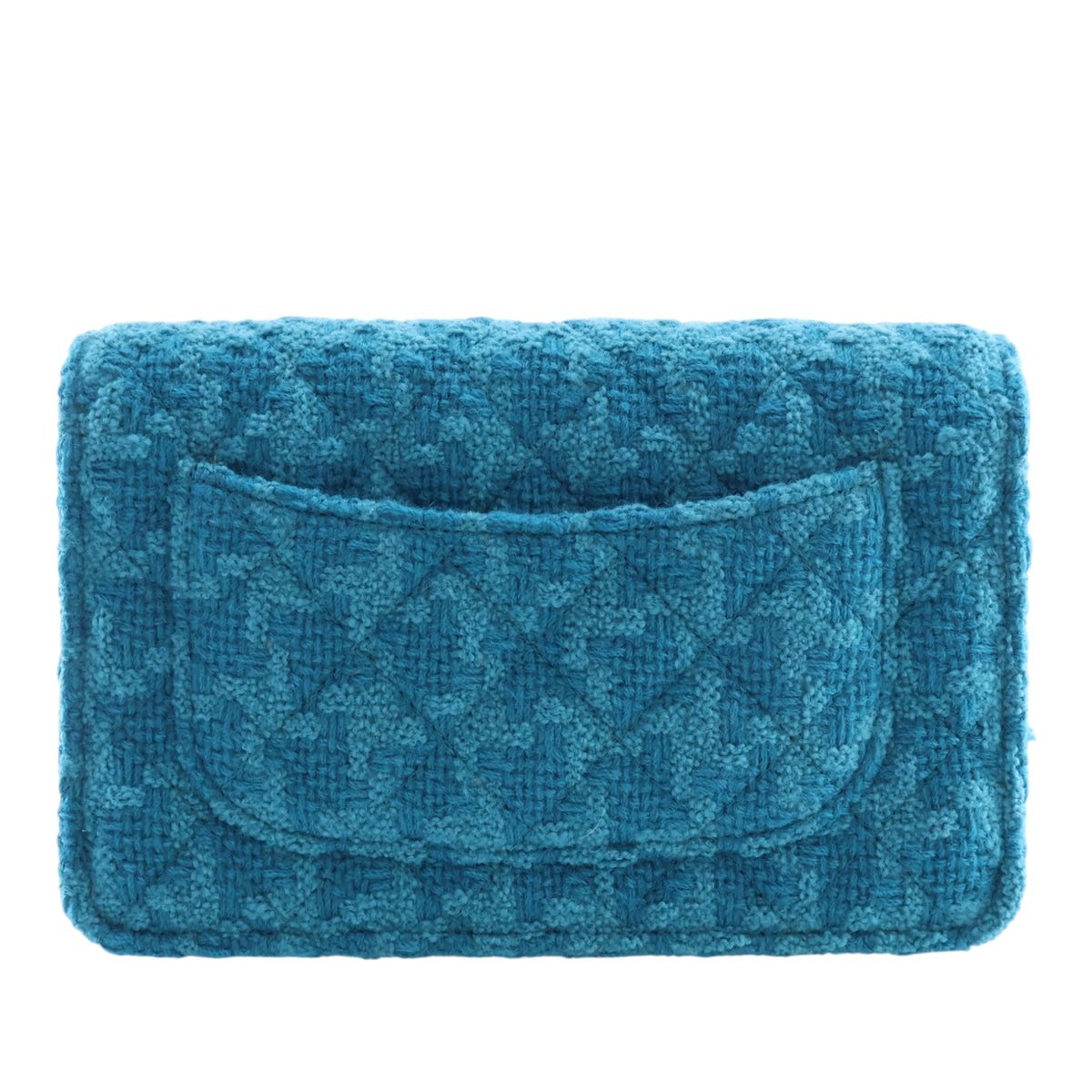Chanel Quilted Tweed Reissue 2.55 Wallet On Chain