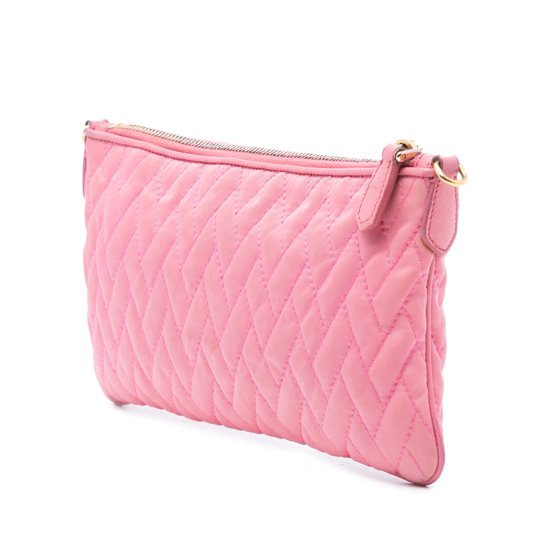 Prada Impuntu Tessuto Chain Crossbody